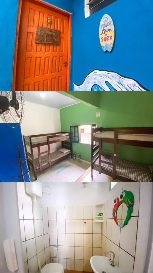 Sintonia Surf Hostel E Bar Ubatuba Bagian luar foto